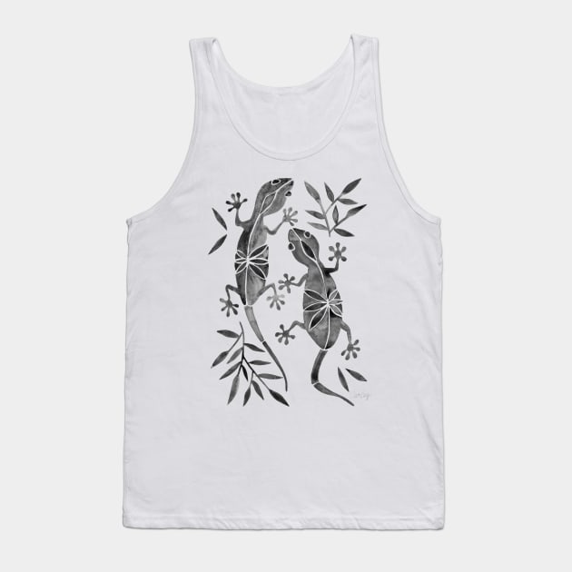 gecko black Tank Top by CatCoq